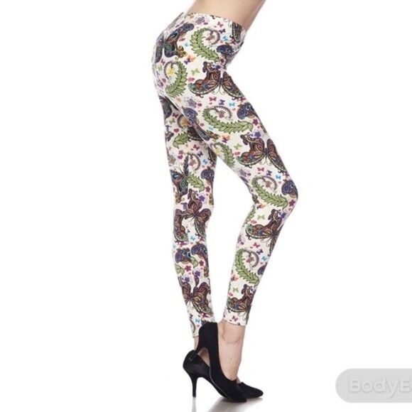 The Fix Clothing Pants - Butterfly Buttery Leggings Plus